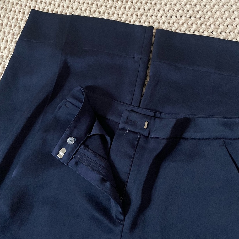 H&M WIDE-LEG SATIN PANTS - Picture 2 of 9